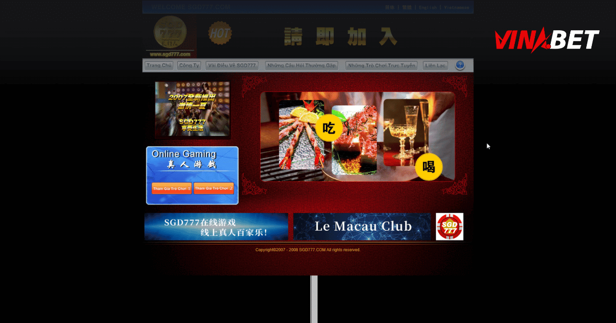 SGD777 – Hệ Thống Live Casino Hàng Đầu