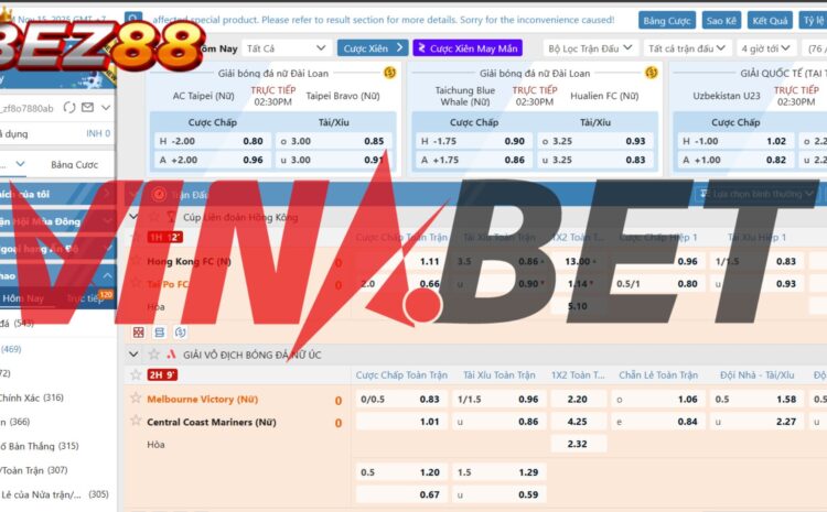 BEZ88 Sảnh thể thao đa môn trong hệ thống VINABET