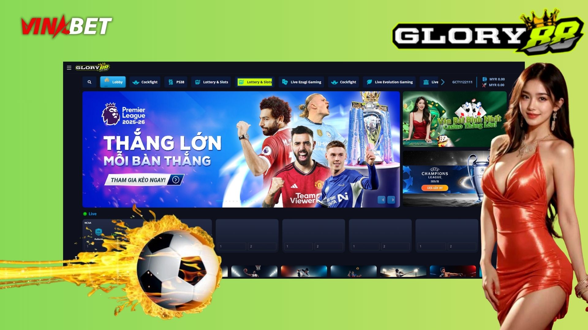 Giới Thiệu Về GLORY88 – Sảnh Giải Trí Quốc Tế Cho Đại Lý VINABET