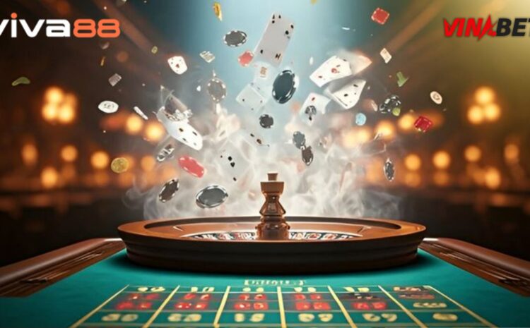 Sảnh Casino trong VIVA88 tại VINABET hình ảnh sắc nét